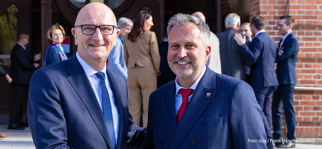 Kabinett vor Ort in Cottbus, Foto: picture alliance
